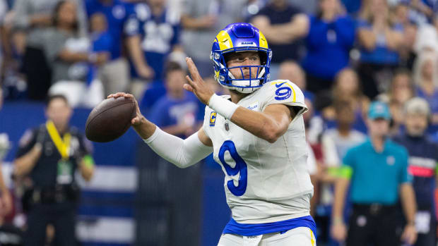 Will Los Angeles Rams quarterback Matthew Stafford be limited against the Philadelphia Eagles in Week 5? 